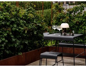 Masă de dining neagră din metal 58x75 cm A-Café – Zone