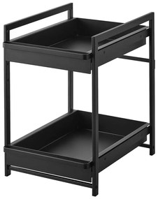 Raft suplimentar negru din metal 30x42 cm Tower – YAMAZAKI