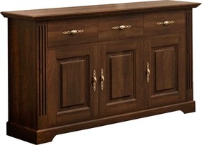 Comodă lemn masiv nuc Preston 114 7cm x 74 6cm x 41 4cm