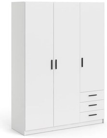 Șifonier alb 147x200 cm Sprint – Tvilum