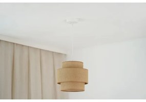 Lustră aplicată Brilagi SPACE YUTE 1xE27/15W/230V d. 25 cm bej/alb