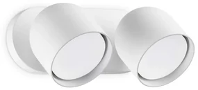 Aplica cu 2 Spoturi stil modern minimalist Dodo ap2 alba