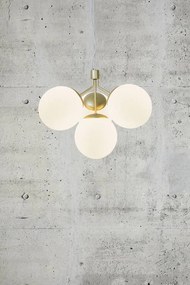 Lustra stil modern, extravagant Ivona alama/ sticla alba