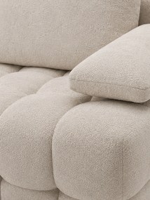 Canapea extensibilă cu ladă Tuko - stofă hidrofobă bej Murano 833
