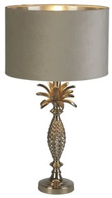 Veioza/Lampa de masa design lux elegant Belle argintiu/gri