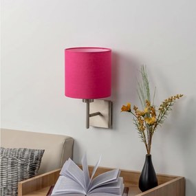 BRILAGI - Aplica de perete LED NUBILA 1xE27/60W/230V crom mat/roz