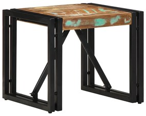 vidaXL Masuta de cafea multicolora 40x40x35 cm lemn masiv recuperat