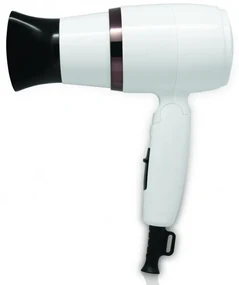 Uscator de par Rosberg R51100J, 1600W, Pliabil, Aer rece, 3 nivele, Alb/auriu