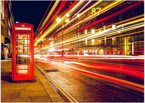Tablou cu căsuța telefonică roșie din Londra (70x50 cm)