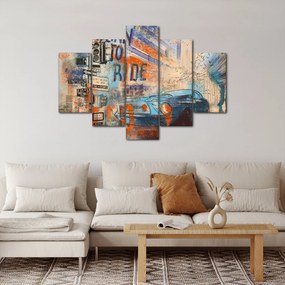 Tablou - Născut să călătorească (150x105 cm)