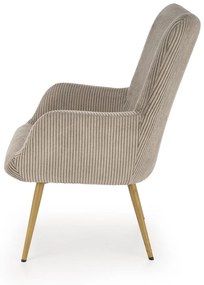Fotoliu Amaro velvet gri H97 cm