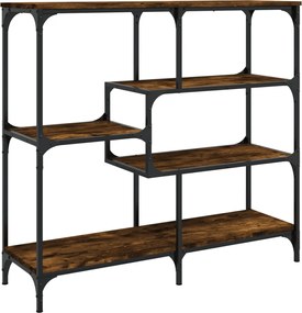 vidaXL Măsuță consolă, stejar fumuriu, 103x32x95 cm, lemn prelucrat