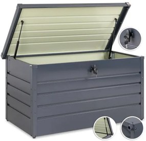 Deuba Cutie de depozitare metalica 120x62x63 cm - antracit