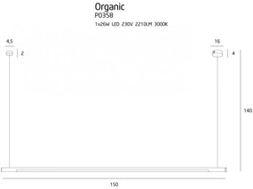 Lustra neagra Organic Horizon -P0358