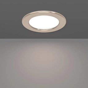 Eglo 901435-LED Plafonieră încastrată FUEVA-Z LED/5W/230V 12cm IP44 crom