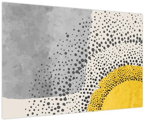 Tablou - pictură abstractă de plajă N⁰3 (90x60 cm)