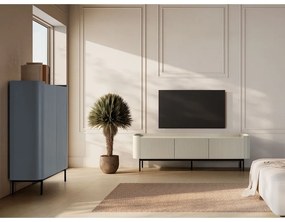 Dulap albastru prăfuit 100x140x40 cm Willa – MOME