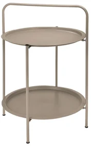 Masuta de colt din metal VARIO diametru 50 cm, bej