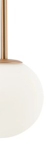 Lustra, Pendul design modern Basic form auriu, diametru 15cm