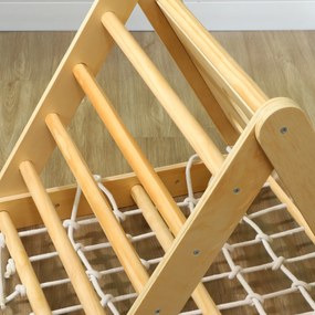 AIYAPLAY Cadru de cățărat interior, triunghi de cățărat 7 în 1 cu tobogan, arc de cățărat, multicolor | Aosom Romania