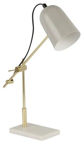 Veioza/Lampa de masa design decorativ Odyssey gri/auriu