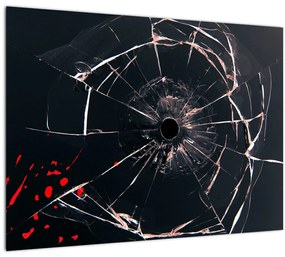 Tablou abstract - sticla spartă (70x50 cm), în 40 de alte dimensiuni noi