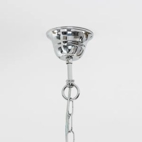 Lustră de cristal pe lanț Brilagi MOZART 4xE14/40W/230V crom lucios