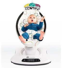 Balansoar, 4Moms, MamaRoo 4.0, 2 in 1, Electric, Bluetooth, Cu jucarii interactive, Cu sunete, Plush Multicolor