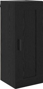 vidaXL Dulap montat pe perete Stejar Negru 34,5 x 34 x 90 cm