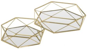 Tăvi decorative 2 buc. din metal ø 25 cm – Casa Selección