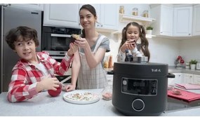 Oală electrică multifuncțională Tefal TURBO CUISINE 4,8 l 1090W/230V negru