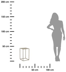 Suport de flori 40x24 cm bej
