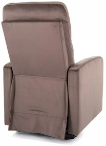 Fotoliu Otus II velvet cappuccino Blu38 H100 cm
