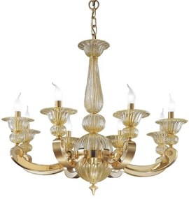 Candelabru 8 brate LUX realizat manual Amy