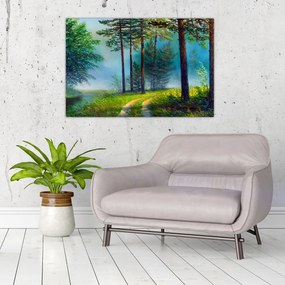 Tablou - Pictură în ulei de peisaj (90x60 cm)