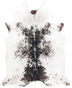 Covor Artificial Cowhide, Vaca G5074-1 alb maro din piele