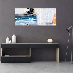 Tablou - Atingeri abstracte (120x50 cm)