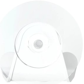 Cârlig alb autoadeziv din plastic reciclat Flex Adhesive – Umbra