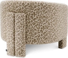 Fotoliu elegant design LUX Hazelwood, Harley leopard