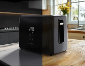 Prăjitor de pâine AENO ATS0002B, 930 W, 7 trepte, comandă tactilă, temporizator invers, protecție împotriva blocării, silențios, negru