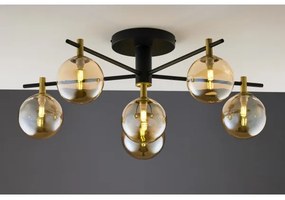 Lustră aplicată Jupiter 2033 FIGARO 6xG9/10W/230V negru/auriu/bej