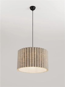 Lustra suspendata cu abajur din in verde Nos