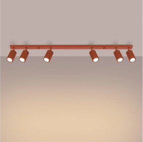 Brilagi - Spot LED CRESTO 6xGU10/10W/230V roșu