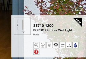 Aplica de perete lumina ambientala exterior Bordo LED, H-120cm