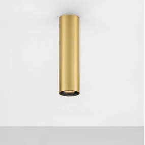 Spot aplicat LED design tehnic LUISA auriu mat, H-15cm
