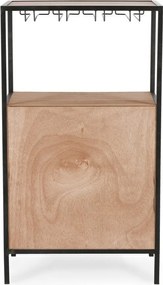 Dulap vinotecă în culoare naturală număr de sticle 12, 51x91x30 cm Isaac – Yes Everyday