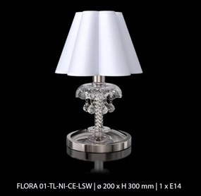 Veioza LUX design modern, Cristal Bohemia ExclusiveFLORA 01-TL