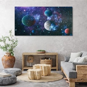 Tablou canvas cerul planetei stele