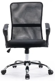 Scaun de birou cu plasa, Black esn103