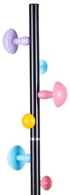 Cuier haine tip pom Violetta metal negru D31x167cm